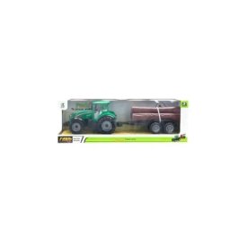 Hk mini traktor sa prikolicom 46,5x11,5x15cm ( A101574 )