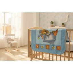 Bebi ćebe Sweet Winnie -100x120cm Blue color ( VLK000363-sweetwinieblue )