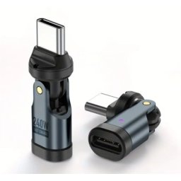 Fast Asia Adapter Rotirajuci TIP C na TIP C 240W, 480Gb, 180 (m/z) ( 863 )