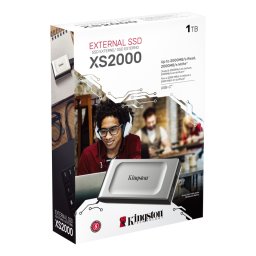 Eksterni SSD 1TB KINGSTON SXS2000/1000G, USB Type-C 3.2 Gen 2x2, siva, up to 2000MB/s read, 2000MB/s write, For 4K/8K videos and high resolution photos
