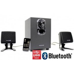 Microlab M108BT Aktivni drveni zvucnici 2.1 11W RMS(5W, 2x3W) BLUETOOTH USB, IR daljinski 3.5mm