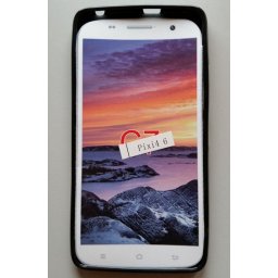 TPUI maska Pudding za OT-8050 Alcatel Pixi 4 (6) 2016 (6.0") crna