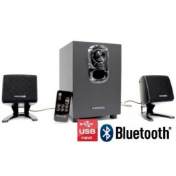 Microlab M108BT Aktivni drveni zvucnici 2.1 11W RMS(5W, 2x3W) BLUETOOTH USB, IR daljinski 3.5mm