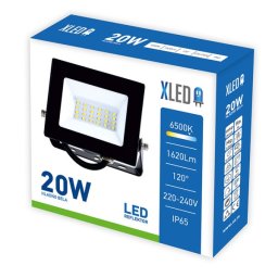 XLED 20W LED reflektor 6500K,1620 Lm,IP65,AC220-240V,crni,