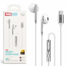 XO EP29 USB-C slušalice sa mikrofonom srebrne