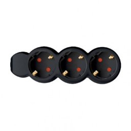 Home razvodnik sa 3 mesta 1,5m 1.0 mm2 ( NV3/BK )