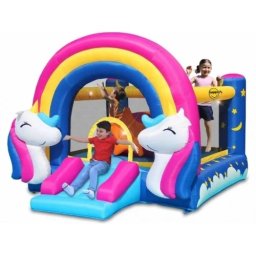 Igraonica Unicorn 335x265x215cm Jednorog na naduvavanje sa muzičkim efektima ( 8004 )