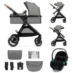 KINDERKRAFT ESME PRO KOLICA ZA BEBE 3U1 GRAY