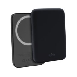 PURO MagSafe power bank 4200mAh bežična eksterna baterija Crna