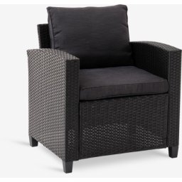 Lounge stolica crna 8