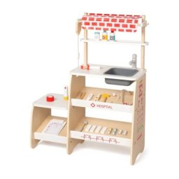 Bbo drvena igracka - mini medicinska klinika (3g+) ( BL-21152 )