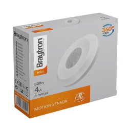 SENZOR POKRETA NADGRADNI 360 BELI SLIM BRAYTRON