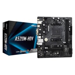 ASRock MBO AM4 ASR A520M-HDV