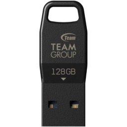 USB Flash 3.2 TeamGroup S5, TS53128GB01, black, 128Gb