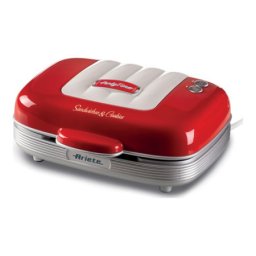 Ariete party time aparat za sendviče, mafine I krofne crveni