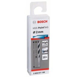 Bosch HSS spiralna burgija PointTeQ 2,0 mm ( 2608577188 )
