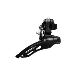 Shimano *menjač prednji shimano tourney tz fd-tz500-ds6, triple (friction), za 6/7 brzina, down swing, down pull, band type 28.6mm, cs angl
