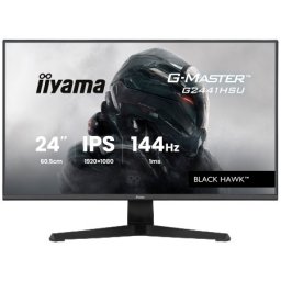 Iiyama 24 inch IPS Gaming G-Master Black Hawk FreeSync 1920x1080 144Hz 300cd/m2 HDMI DisplayPort 1ms MPRT Adaptive Sync Speakers USB 2x 2.0