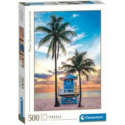 Clementoni puzzle 500 hqc miami beach, florida 2025 ( CL35568 )