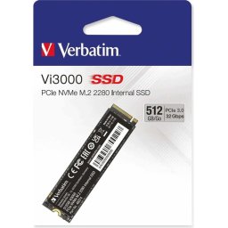 SSD M.2 NVMe Verbatim 512GB Vi3000 3100MBs/2100MBs