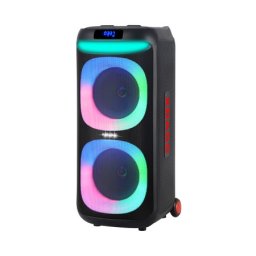 Zvucnik bluetooth ndr-1908 40w 2*8 inca sa dva mikrofona crni ( ZV1135 )