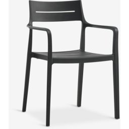 Stacking chair black