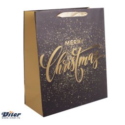 Novogodišnja kesa black golden christmas xl ( 371829 )