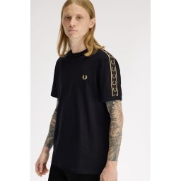 FRED PERRY RINGER MAJICA BLKCA