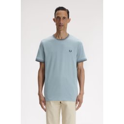 FRED PERRY TWIN MAJICA SBLUEOG