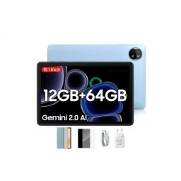 Tablet 10.1 Blackview Tab 20 Wifi 800x1280 HD+ IPS/4GB/64GB/5MP-8MP/Android 15/blue