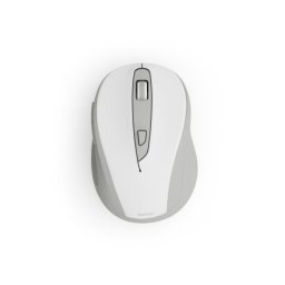 Hama "wm-400" optički bežični miš ergonomski beli 6 tastera ( 173078 )