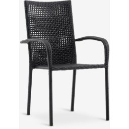 Stacking chair black