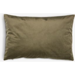 Ukrasna jastučnica 40x60 velur tamno maslinasta