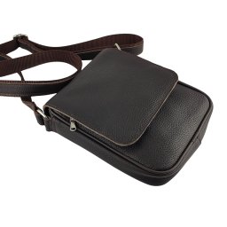 Metropolitan – Braon muška kožna torbica