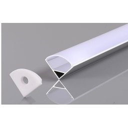OPTONICA ALUPROFIL ZA LED TRAKE SA DIFUZOROM 2M UGAONI NADGRADNI SET 5150