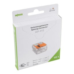 WAGO KLEMA ZA BRZO SPAJANJE KABLOVA PP L 2x0.2 4mm2 16kom SET