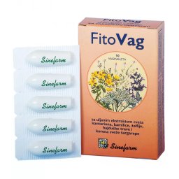 VAGINALETE sa ekstraktom lekovitog bilja -10 kom. FitoVag