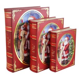 Novogodišnja kutija knjiga deda mraz m ( X31017BX-2 )