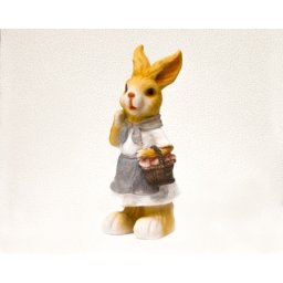 Dekordom uskršnja dekoracija - bunny with basket/tool 7151 38cm - n39 ( 024297 )