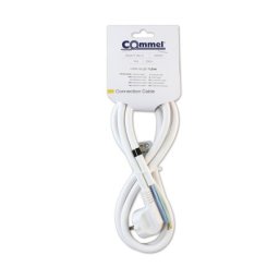 Commel prikljucni kabl 16 a 250 v 3500 w,beli,1,5m h05vv-f 3g2,5 ( c0610x )