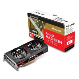 Sapphire SVGA Radeon RX 7600 Gaming OC Pulse 8GB GDDR6, 11324-01-20G