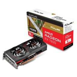 Sapphire AMD radeon RX 7600 XTX 8GB 128bit pulse RX 7600 gaming OC 8GB grafička kartica (11322-02-20G)