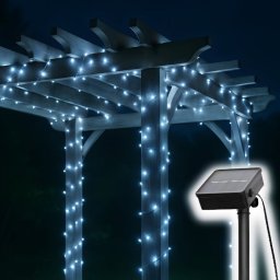 Solarni LED niz 7m, 100 hladno belih dioda