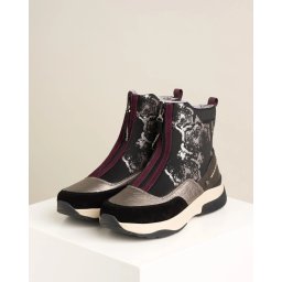 Ženske sportske poluduboke čizme 41392 crne