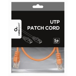 PP12-0.25M/O Gembird Mrezni kabl, CAT5e UTP Patch cord 0.25m orange