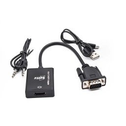 Kettz VGA na HDMI Konvertor + audio 3.5mm V2H