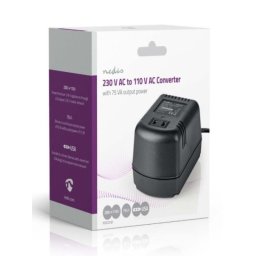 Nedis POCO101 Konvertor snage, 230V AC 50Hz, 65W, Euro, Black Omogucava upotrebu opreme iz SAD u Evropi