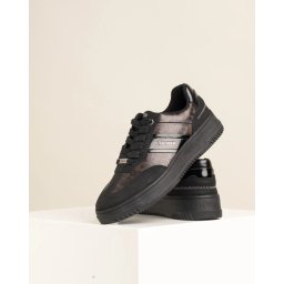 Ženske patike na pertlanje 23683-43 crne