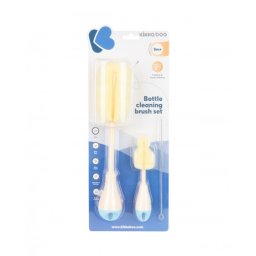 KikkaBoo set četki za čišćenje flašica i cucli 3 dela blue ( KKB40045 )