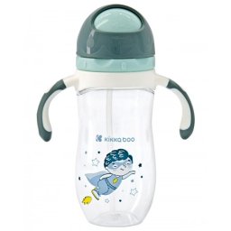 KikkaBoo šolja tritan sa slamkom i ručicama 300ml superboy ( KKB20063 )
